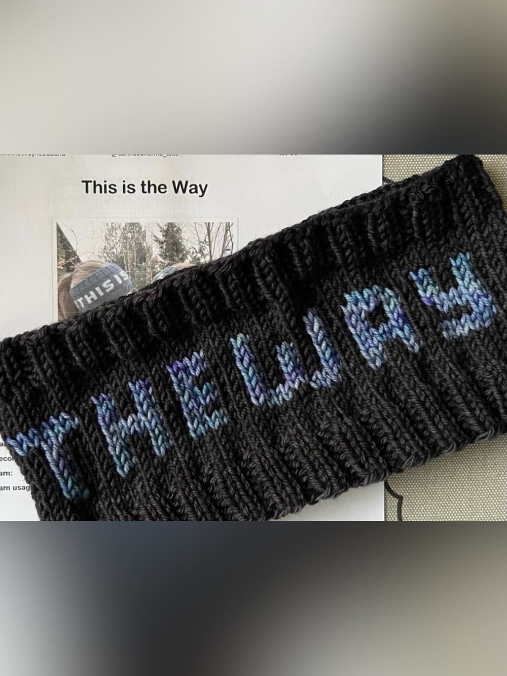 “This Is The Way” Headband/Earwarmer
